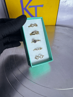 Knuckle rings in set